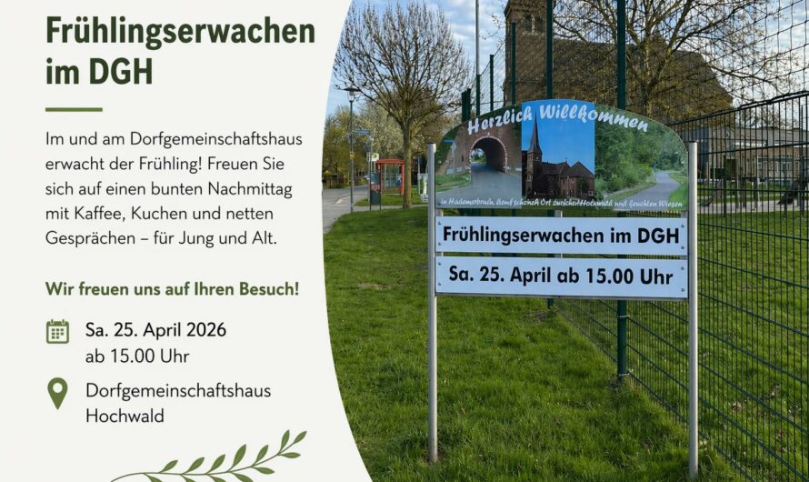 Der Frühling ist im Bruch angekommen, aber so was von!